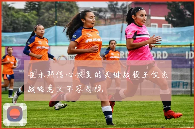 崔永熙信心恢复的关键战役王俊杰战略意义不容忽视