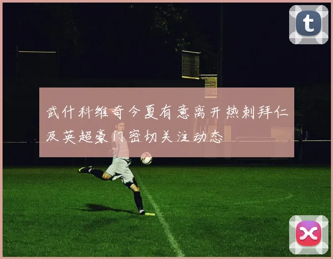 武什科维奇今夏有意离开热刺拜仁及英超豪门密切关注动态